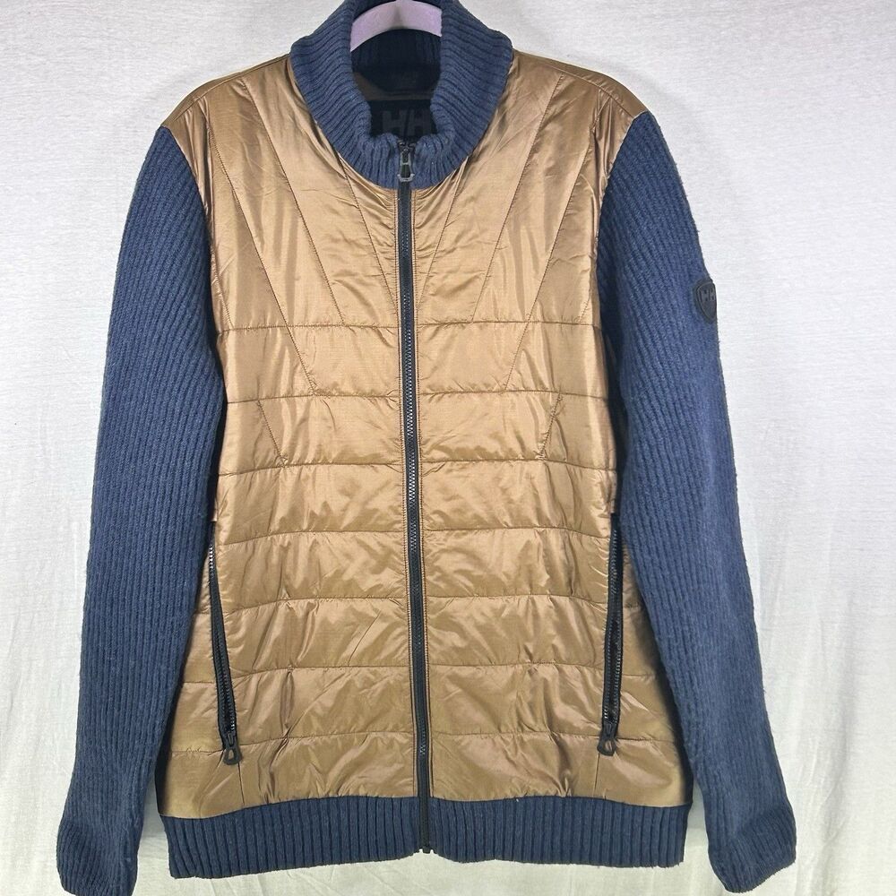 Helly‎ Hanson HOD Wool Blue Jacket Mens Size  XL